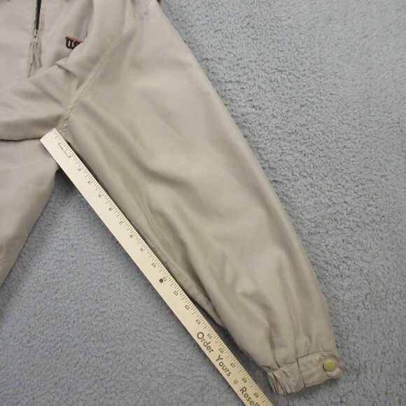 Vintage US Marines Bomber Jacket 50" inch‎ Chest Hilton Windbreaker Navy Veteran - Picture 11 of 12